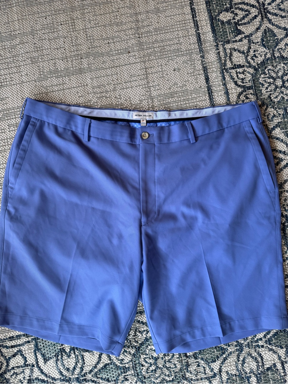 Peter Millar Shorts Men's 42 Purple Crown Sport Golf Performance Polyester